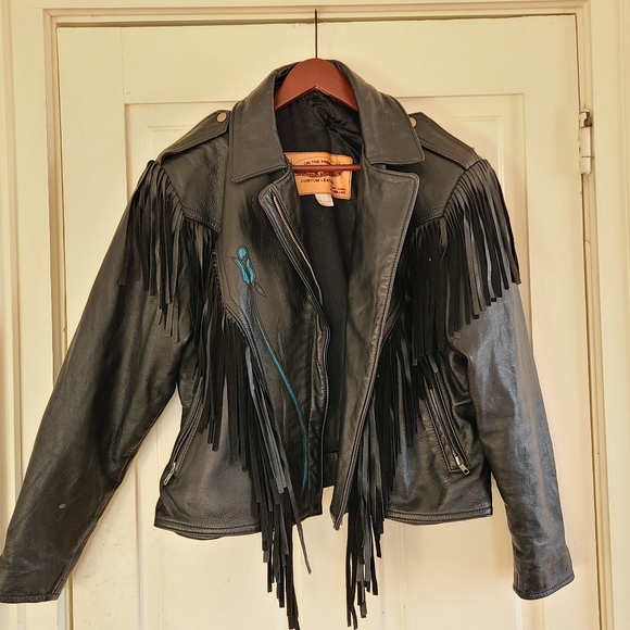 RARE VINTAGE - Custom leather jacket - Picture 9 of 13